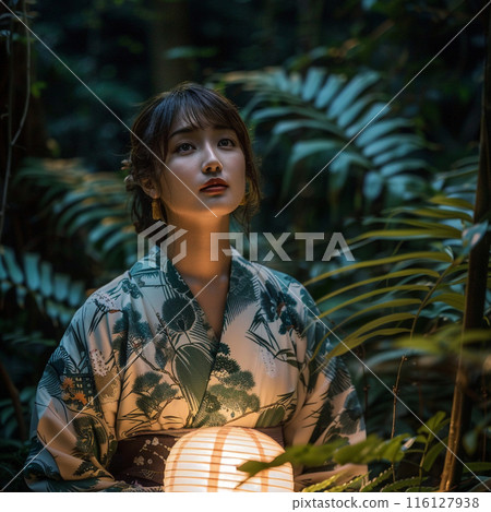 Yukata women's portrait 116127938