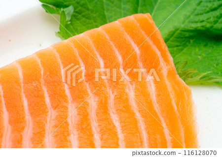 Close up of salmon fillet 116128070