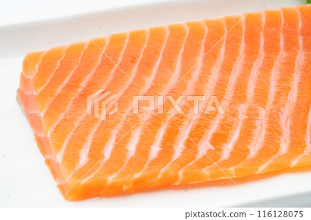 Close up of salmon fillet Close up of salmon fillet 116128075
