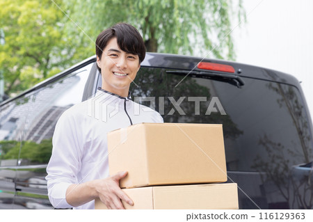 物流配送司機畫像 116129363