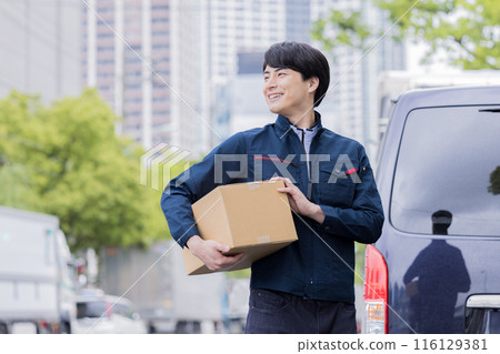 物流配送司機畫像 116129381