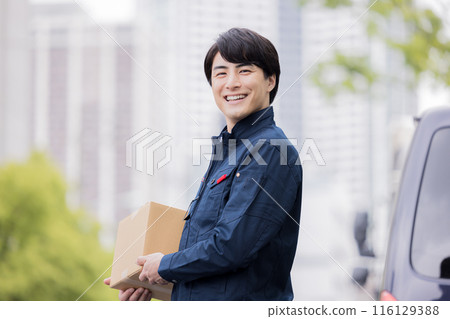物流配送司機畫像 116129388