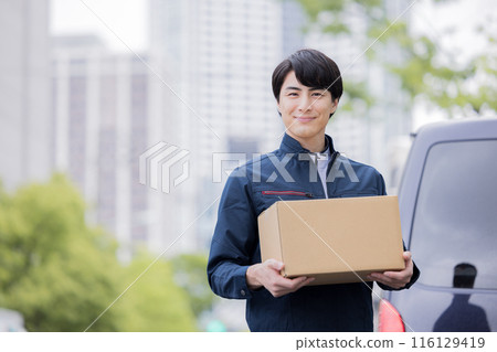 物流配送司機畫像 116129419