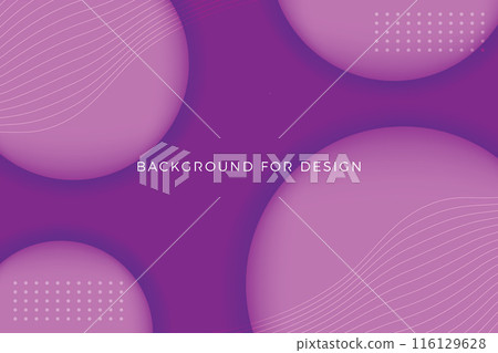 Purple abstract background with circle shapes.Vector illustration 116129628