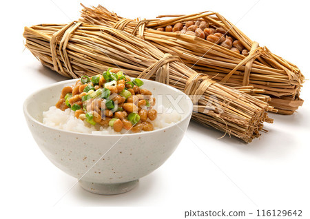 傳統日本料理，納豆飯 116129642