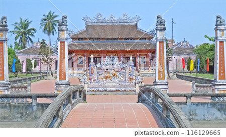 越南會安古城的寺廟(孔廟) 越南會安古城的寺廟(孔廟) 116129665