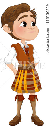 Young Boy in Traditional Attire 116130239