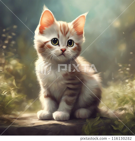 Fluffy kitty 116130282