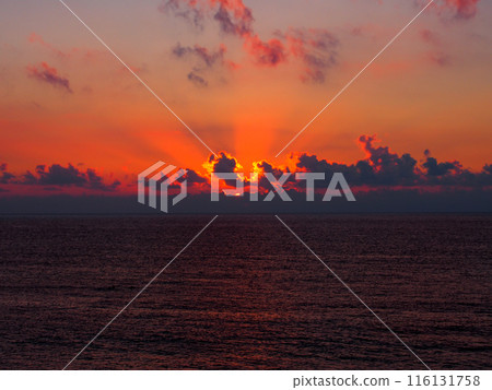 Tropical beach and sunset Tropical beach and sunset 116131758