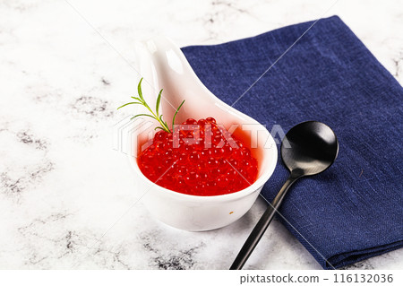 Luxury red caviar salmon fish Luxury red caviar salmon fish 116132036