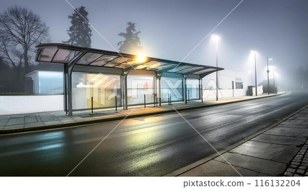 A stop on a rainy night A stop on a rainy night 116132204