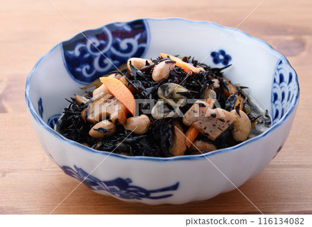 simmered hijiki simmered hijiki 116134082