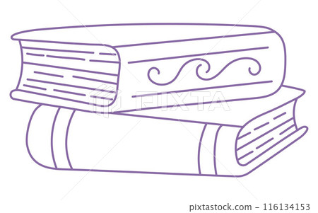 Sketche of book outlines. Symbols of lines of bookstore, library. A bunch of silhouettes of books. Hand drawn scribbles of books Library, bookstore icons. Sketche of book outlines. Symbols of lines of bookstore, library. A bunch of silhouettes of books. Hand drawn scribbles of books Library, bookstore icons. 116134153
