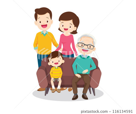 Big happy multi-generational family siblings relatives portrait Big happy multi-generational family siblings relatives portrait 116134591