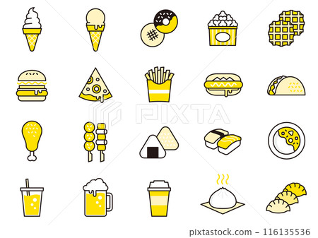 食品和飲料圖標 03 食品和飲料圖標 116135536