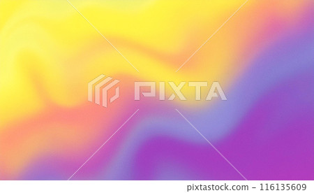 紫色和黃色漸層的抽象背景、粒子雜訊效應 116135609