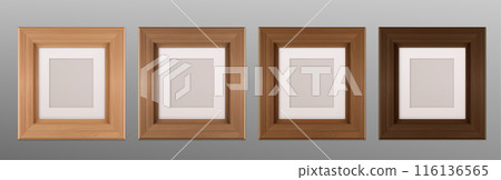 Wooden photo frames set Wooden photo frames set 116136565