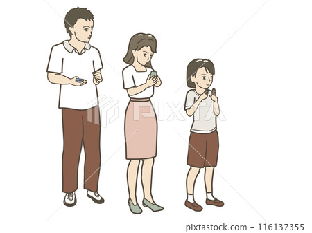 A close parent and child communicating A close parent and child communicating 116137355