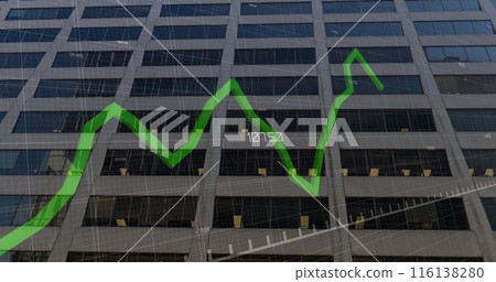 Image of chart over office building Image of chart over office building 116138280