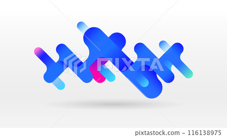 Geometric motion sound wave abstract vector background Geometric motion sound wave abstract vector background 116138975