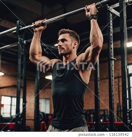 在健身房鍛煉的人 116139542