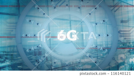 Image of 6g text and data processing over citysacpe Image of 6g text and data processing over citysacpe 116140121