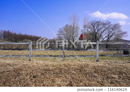 有廣市八千代公共飼養場的筒倉（北海道帶廣市） 116140629