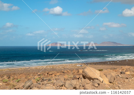 Coast of Atlantic ocean, Famara, Lanzarote Coast of Atlantic ocean, Famara, Lanzarote 116142037