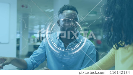 Black male analyst advises biracial female manager Black male analyst advises biracial female manager 116142184