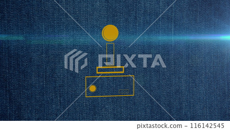 Image of light spots over gamepad icon Image of light spots over gamepad icon 116142545