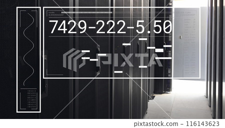 Data processing over computer server room Data processing over computer server room 116143623
