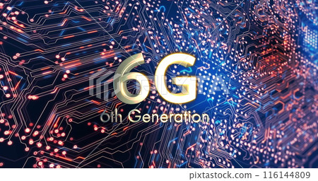 Image of 6g text over network of connections Image of 6g text over network of connections 116144809