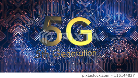 Image of 5g text over network of connections Image of 5g text over network of connections 116144827