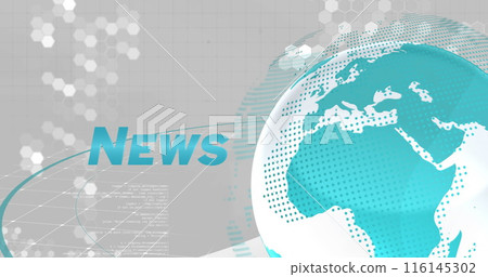 Image of globe and financial data processing over agriculture field Image of globe and financial data processing over agriculture field 116145302
