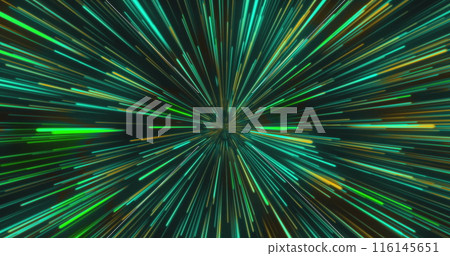 Image of light trails on black background 116145651