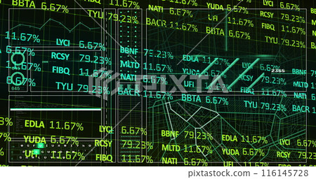 Image of black background over data processing Image of black background over data processing 116145728