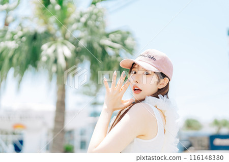 Korean fashion young girl Korean fashion young girl 116148380