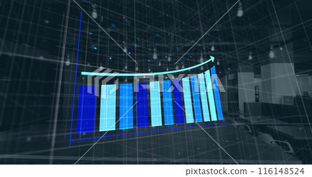Image of financial data processing over digital turbine Image of financial data processing over digital turbine 116148524
