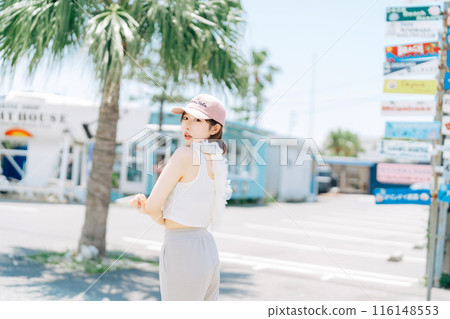 Korean fashion young girl Korean fashion young girl 116148553