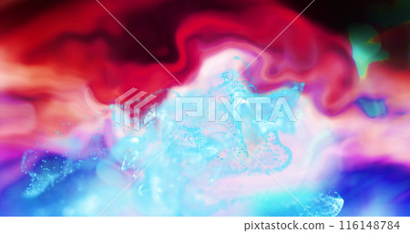Image of light spots over liquid background 116148784