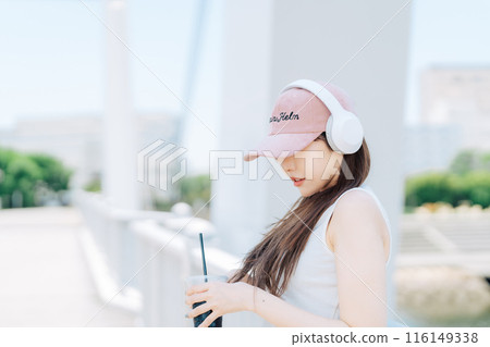 韓國時尚年輕女孩 116149338