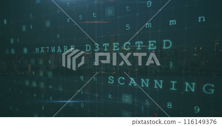Image of multiple texts, alphabets, number, symbols with lens flare against abstract background Image of multiple texts, alphabets, number, symbols with lens flare against abstract background 116149376