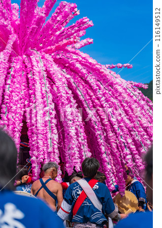 美濃祭:卯建市的花神轎遊行(岐阜縣美濃市) 美濃祭:卯建市的花神轎遊行(岐阜縣美濃市) 116149512