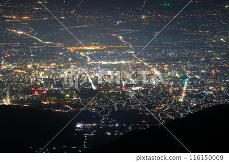 從小花展望台看到的松本市夜景 116150009