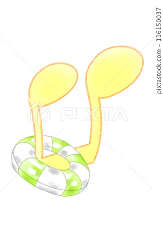 Musical note with floating ring Musical note with floating ring 116150037