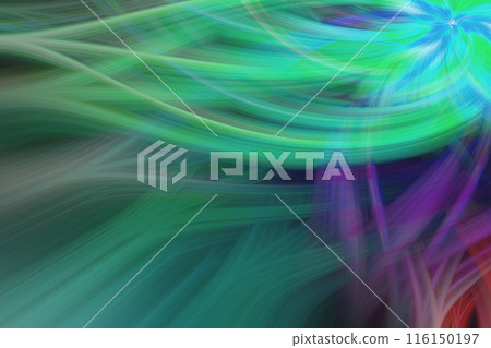 Abstract silk image in green tones 116150197