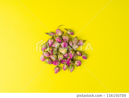 Dry Rose Buds, Roses Petals for Pink Flower Tea, Dried Persian Rosebuds, Rose Buds Textured Flowers 116150789