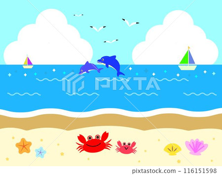 Midsummer sea 116151598