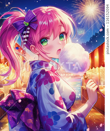 享受夏日祭的女孩 116152094