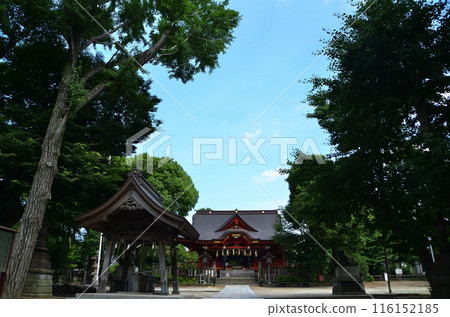 Iikaoka Hachimangu Shrine, a power spot in Hachiman, Ichihara City, Chiba Prefecture 116152185